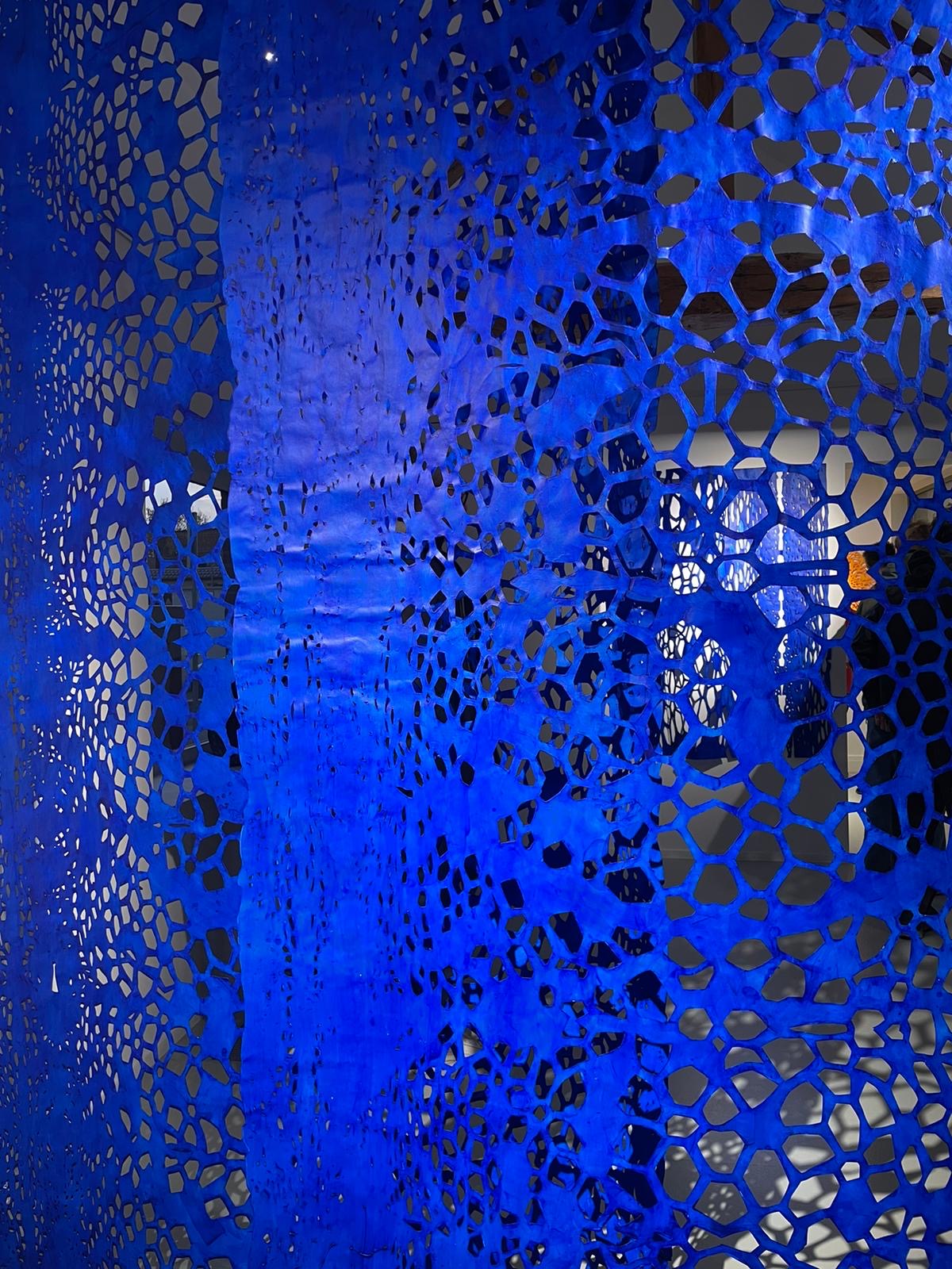 Untitled (blue), detail — Munana Gatera